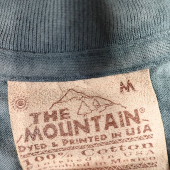 Vintage The Mountain Shirt Medium Blue Woolf Pack Algonquin Park 1999 - Picture 4 of 8